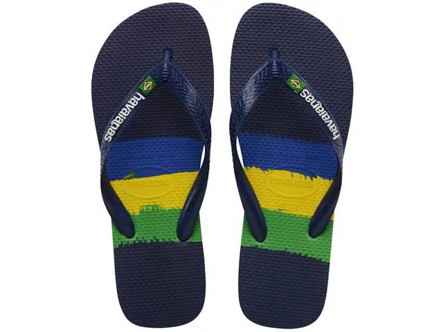 Chinelo Havaianas Brasil Tech Marinho Tam 33-34