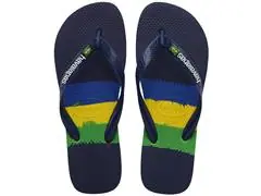 Chinelo Havaianas Brasil Tech Marinho Tam 33-34