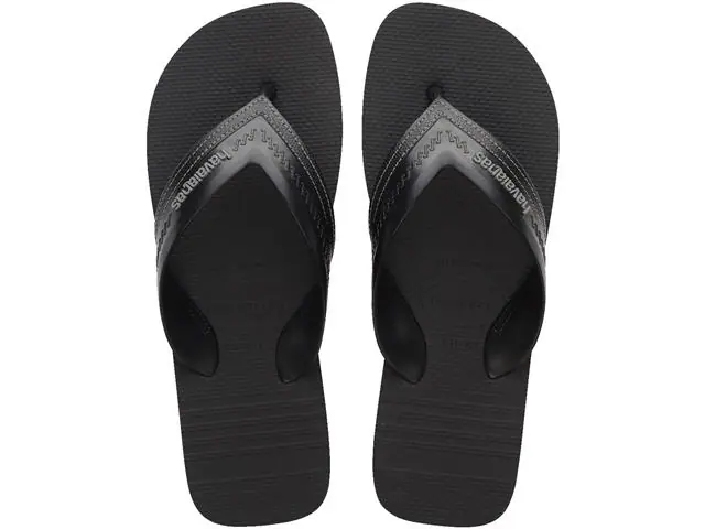 Chinelo Havaianas Hybrid Be Preto/Preto Tam 39-40