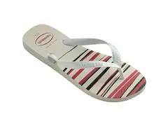 Chinelo Havaianas Top Basic - Branco/Vermelho Tam 37-38 - 1