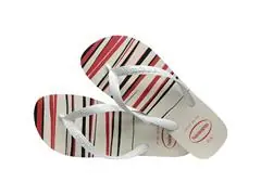 Chinelo Havaianas Top Basic - Branco/Vermelho Tam 37-38 - 3