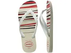 Chinelo Havaianas Top Basic - Branco/Vermelho Tam 37-38 - 4