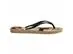 Chinelo Havaianas Slim Pets Dourado/Preto Tam 37-38 - 2