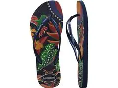 Chinelo Havaianas Slim Tropical Marinho/Marinho Tam 39-40 - 4