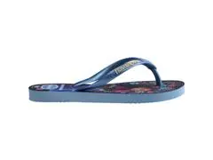 Chinelo Havaianas Kids Slim Princess Azul/Azul Lavanda Tam 25-26 - 2