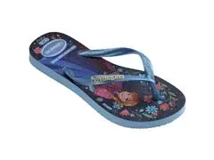Chinelo Havaianas Kids Slim Princess Azul/Azul Lavanda Tam 29-30 - 1
