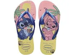 Chinelo Havaianas Kids Slim Disney Fc Buttercream Tam 27-28