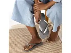 Chinelo Havaianas Top Fc Cinza Aco Tam 37-38