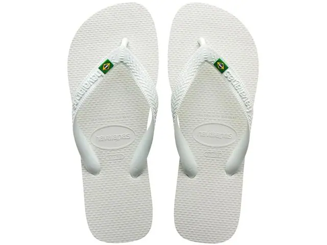Chinelo Havaianas Brasil Branco Tam 39-40
