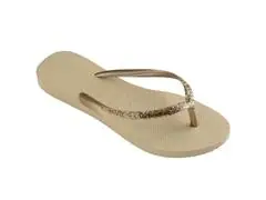 Chinelo Havaianas Slim Glitter Ii Areia Tam 39-40 - 1