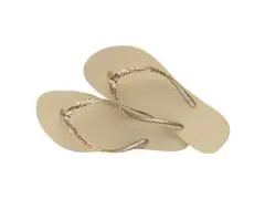 Chinelo Havaianas Slim Glitter Ii Areia Tam 39-40 - 3
