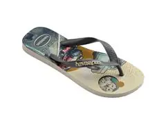 Chinelo Havaianas Harry Potter Bege Palha/Cinza Aco - 1