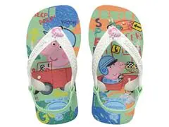 Chinelo Havaianas N.Baby Peppa Pig Branco/Branco - 0
