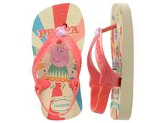 Chinelo Havaianas N.Baby Peppa Pig Buttercream/Coral - 3