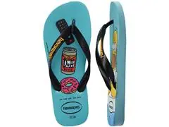 Chinelo Havaianas Simpsons Azul Tradi/Preto - 4
