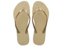 Chinelo Havaianas Slim Glitter Ii Areia