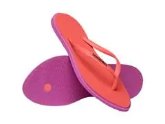 Chinelo Havaianas Slim Point Rosa Gum/Coral Tropical - 3