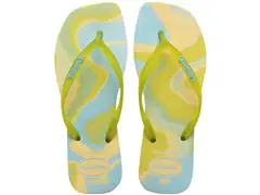 Chinelo Havaianas Square Jelly Fc Buttercream