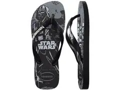 Chinelo Havaianas Star Wars Preto/Preto/Branco - 4