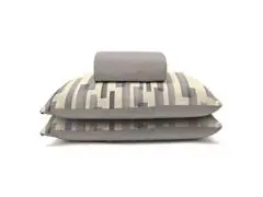 Jogo Cama King Basic Rolinho Est.Natan Grafite 3pc - 1