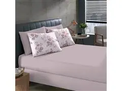 Jogo Cama Solteiro Basic Rolinho Est.Helena Rose 2pc