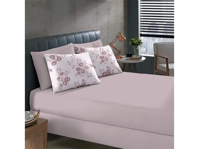 Jogo Cama Casal Basic Rolinho Est.Helena Rose 3pc