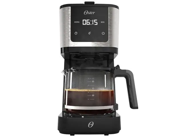 Cafeteira Oster Programável 1,2L com Display Digital 110V