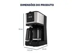 Cafeteira Oster Programável 1,2L com Display Digital 110V - 7