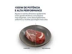 Forno Micro-ondas de Embutir 23L Oster Black Inox 110V - 4