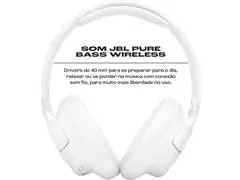 Fone de ouvido com Bluetooth JBLT780NCWHTBR  (branco) - 1