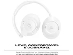 Fone de ouvido com Bluetooth JBLT780NCWHTBR  (branco) - 5