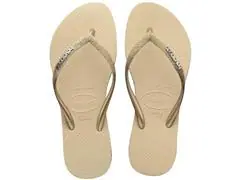 Chinelo Havaianas Slim Sparkle Me Areia - 0