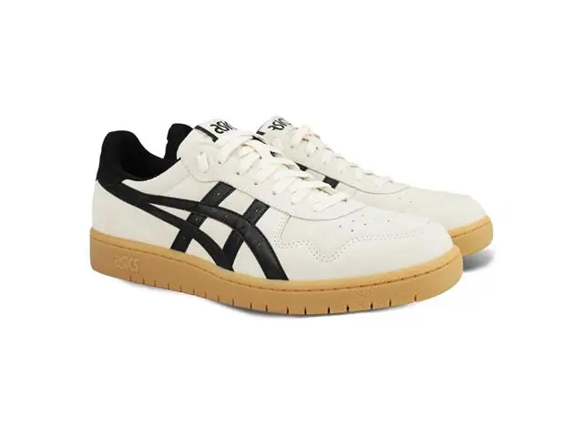 Tenis Asics Japan S Camurça Cream/BlackMasc Tam 39