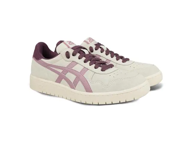 Tenis Asics Japan S Camurça Cream/Taro PurpleFem Tam 38