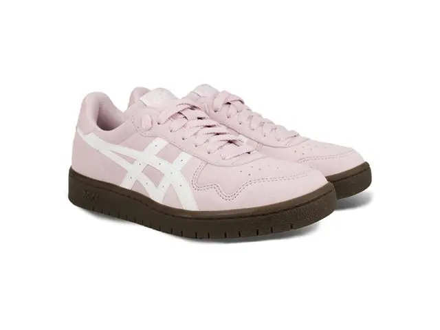 Tenis Asics Japan S Camurça Barely Rose/WhiteFem Tam 35