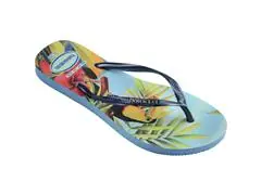 Chinelo Havaianas Slim Tropical Azul/Azul Tam 39-40 - 1