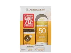 Kit Protetor Solar Australian Gold FPS 50 200g + 50g - 0