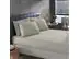 Jogo Cama King Basic Rolinho Est.Denis Bege 3pc - 1