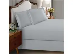 Jogo de Cama Solteiro Buettner Sonata Color Cinza 2 Peças - 3