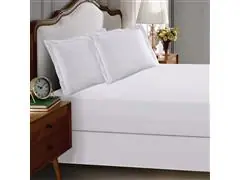 Jogo de Cama Casal Buettner Sonata Color Branco 3 Peças