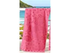 Toalha Infantil Buettner Unicórnio Rosa Chiclete 70x120 cm 1 Peça - 3