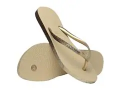 Chinelo Havaianas Slim Sparkle Me Areia Tam 33-34 - 4