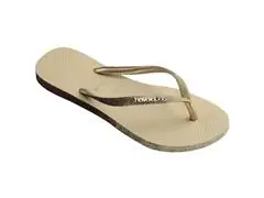 Chinelo Havaianas Slim Sparkle Me Areia Tam 37-38 - 1