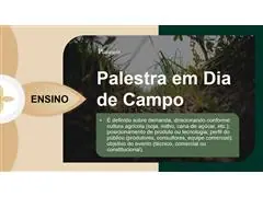 Palestra em dia de campo - 4