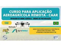 CAAR - CURSO PARA APLICAÇÃO AEROAGRÍCOLA REMOTA (EaD)