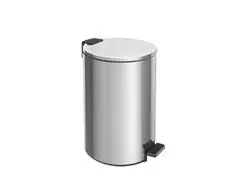 Lixeira com Pedal Tramontina Loop em Aço Inox com Balde Interno 20 L