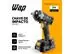 Chave de Impacto A Bateria 21V WAP K21 CH01 - 2