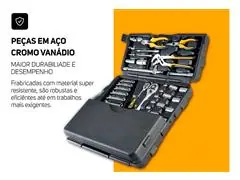 Kit de Ferramentas 110 Peças WF M110 Com Maleta - 2