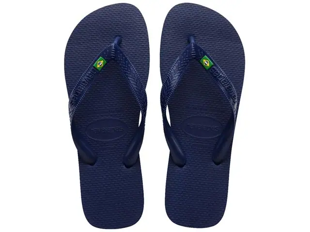 Chinelo Havaianas Brasil Marinho Tam 41-42