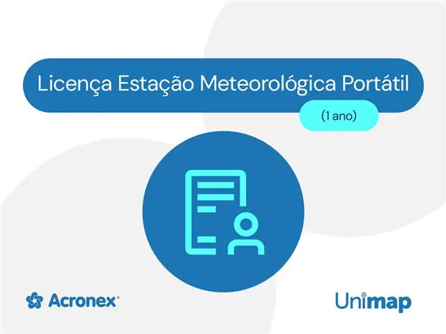 Licença Estação meteorológica portátil (1 ano)